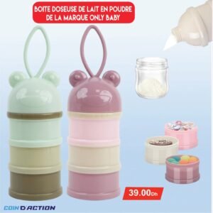 Boite pour lait poudre bébé